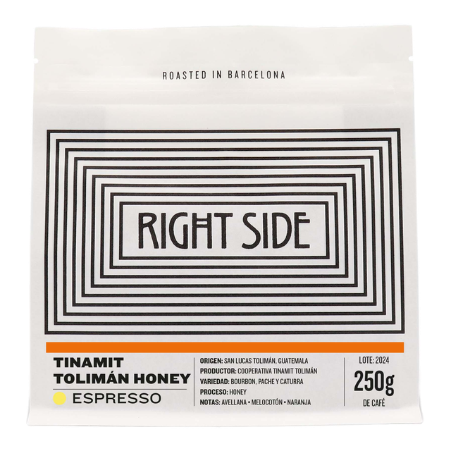 Tinamit Tolimán Honey Espresso, product image from the roaster