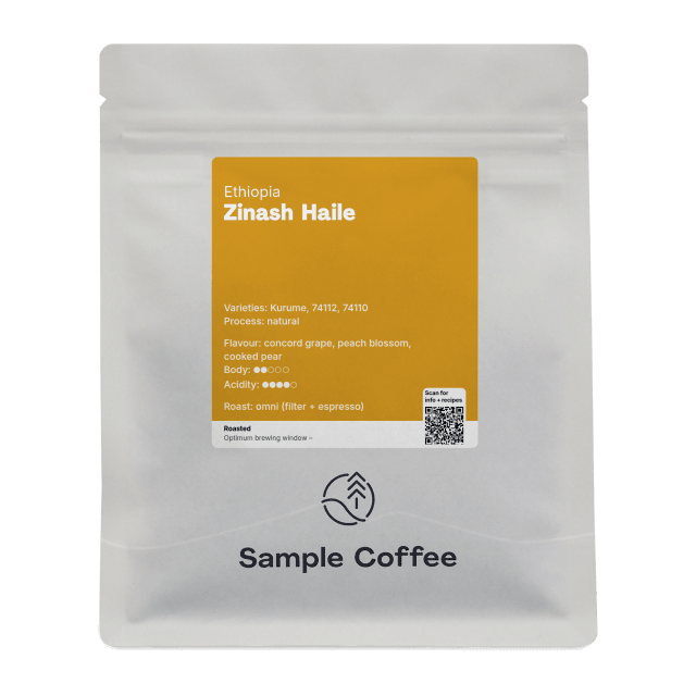 Ethiopia Zinash Haile, product image from the roaster