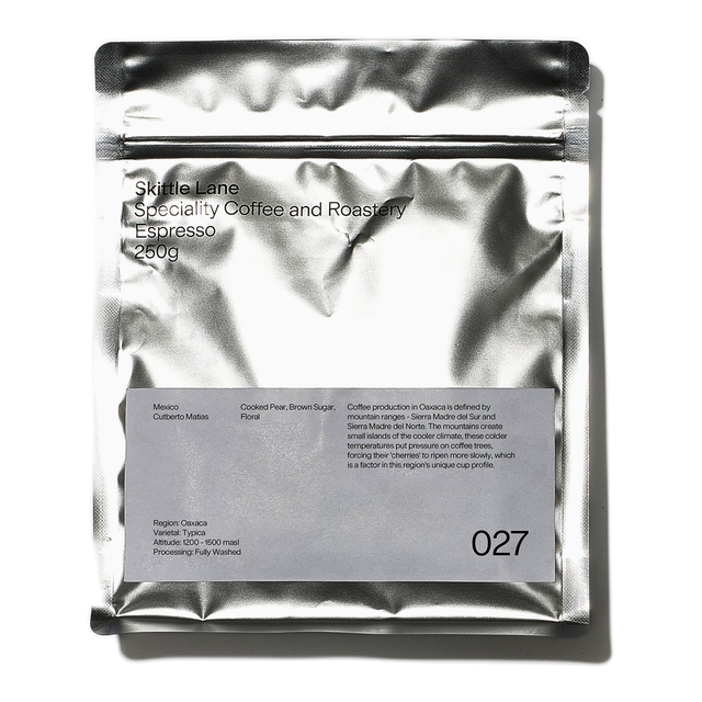 Espresso Mexico Cutberto Matias (027), product image from the roaster