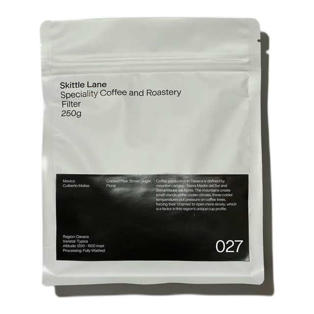 Mexico Cutberto Matias (027), product image from the roaster