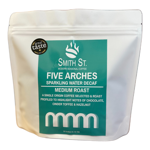 Five Arches Decaf, product image from the roaster