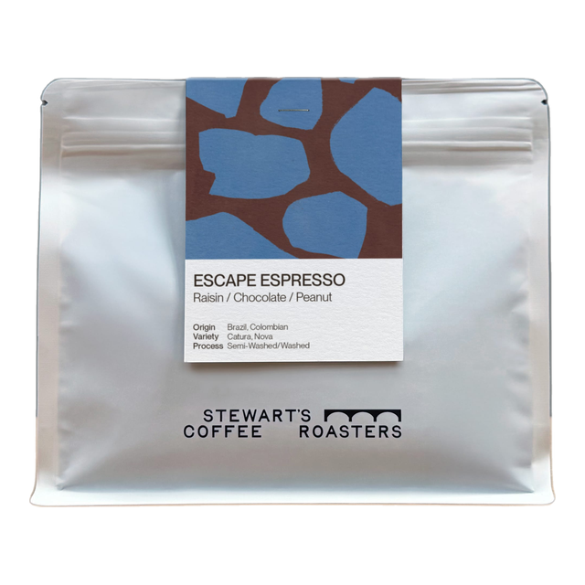 Escape Espresso, product image from the roaster