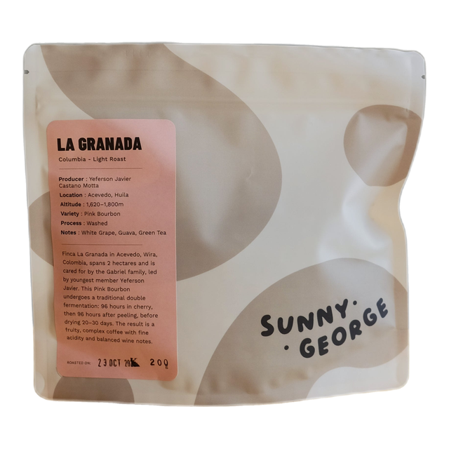 Colombia La Granada Pink Bourbon, product image from the roaster