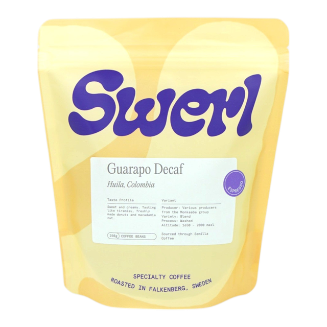Guarapo Decaf Espresso - Colombia, product image from the roaster