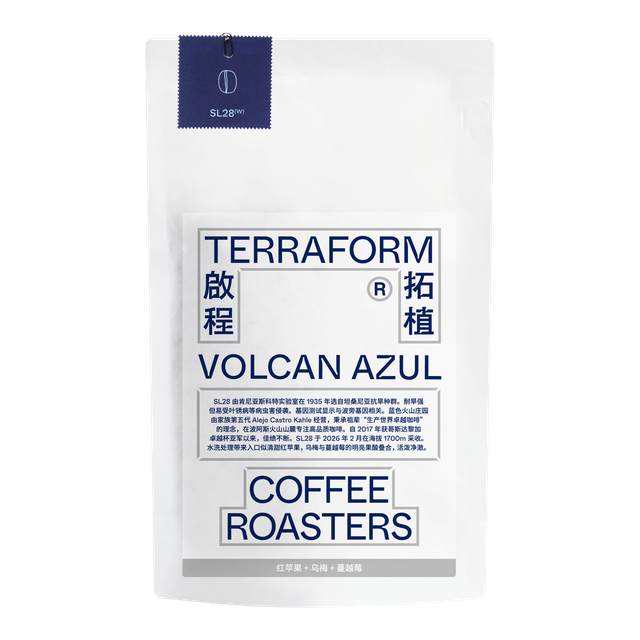 Terraform Variety - Costa Rica - Volcan Azul - SL28 Washed, product image from the roaster