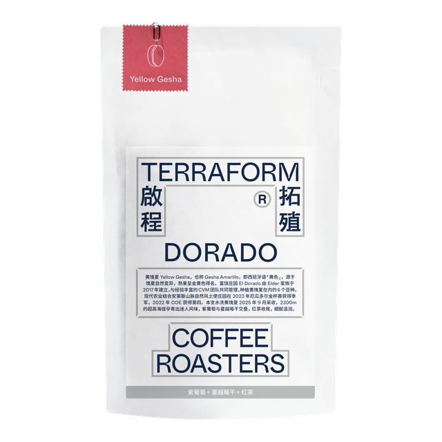 Terraform Variety - Ecuador - Dorado - Yellow Gesha, product image from the roaster