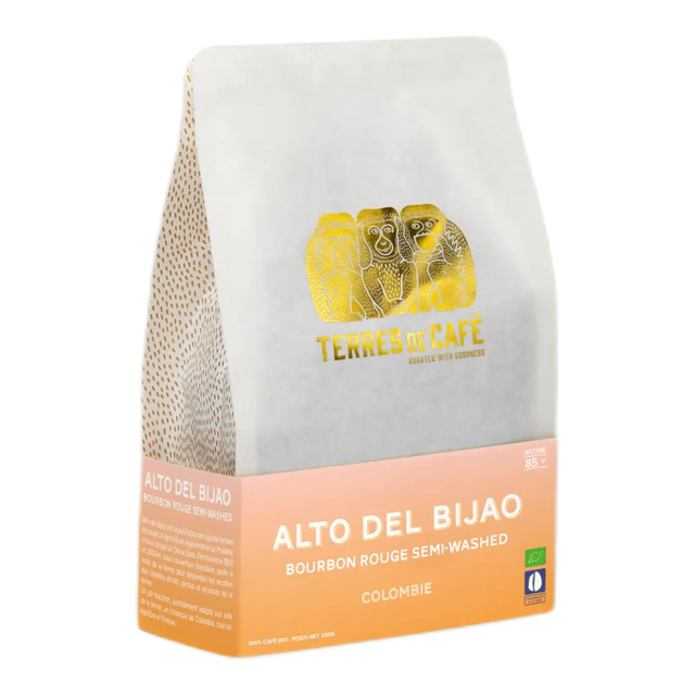 Café Alto del Bijao Bourbon Rouge Semi-Washed Bio, product image from the roaster