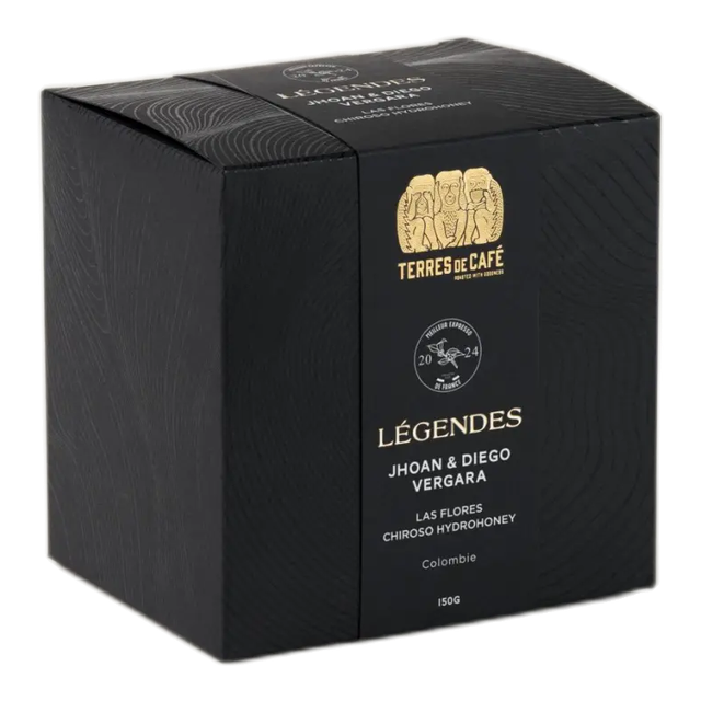 Jhoan & Diego Vergara - Las Flores - Chiroso Thermal Shock Anaerobic Washed - Légendes, product image from the roaster