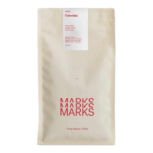 Decaf, product image from the roaster