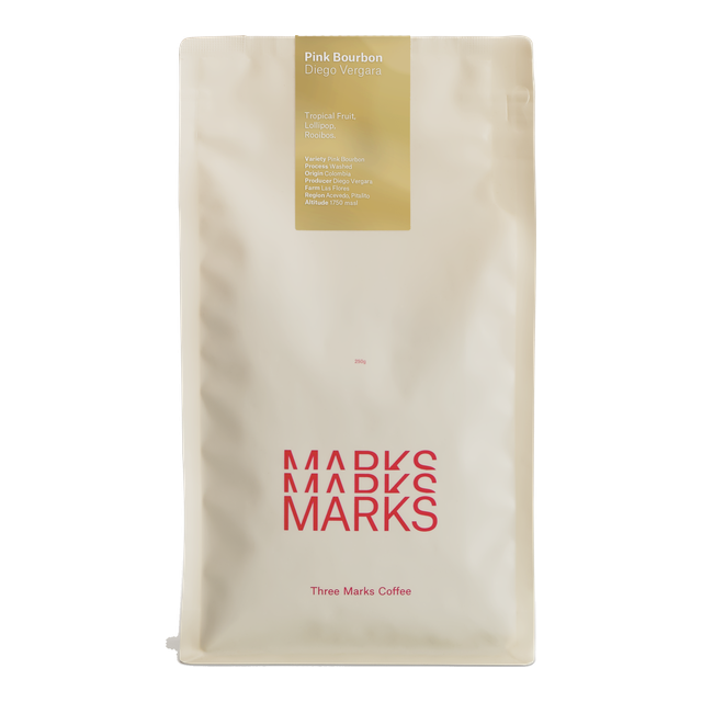 Diego Vergara Pink Bourbon, product image from the roaster