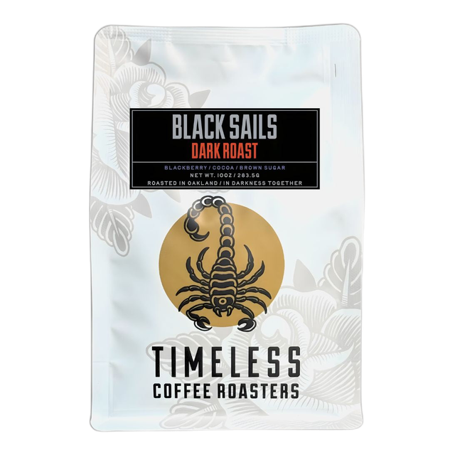 Black Sails Dark Roast, product image from the roaster