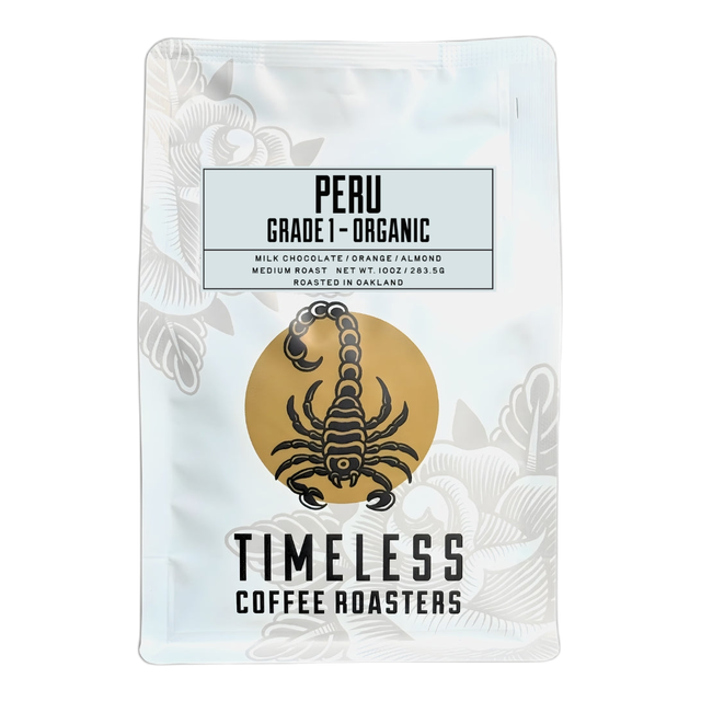 Peru Grade 1 Organic, product image from the roaster