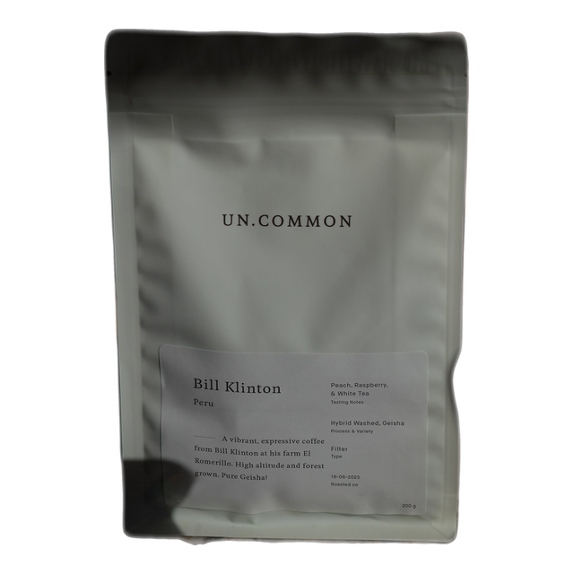Bill Klinton - Peru - Hybrid Washed - Geisha, product image from the roaster