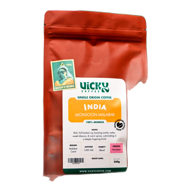 Monsoon Malabar, India, product image from the roaster