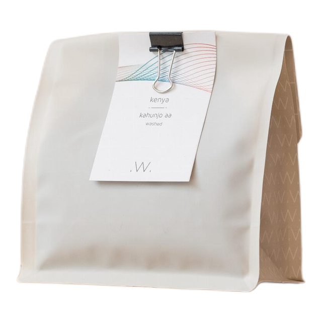 Kenya Kahunyo AA, product image from the roaster
