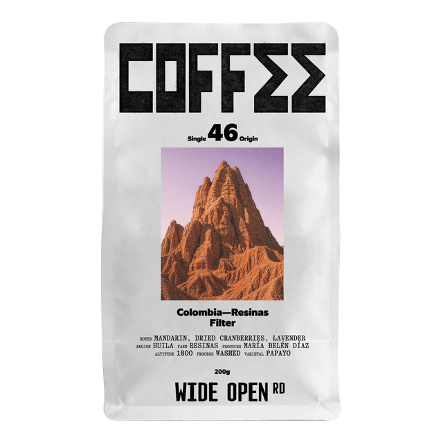 COLOMBIA | RESINAS | WASHED - FILTER, product image from the roaster