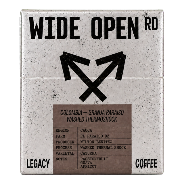 Legacy 002 | Colombia | Granja Paraiso | Washed Thermoshock, product image from the roaster