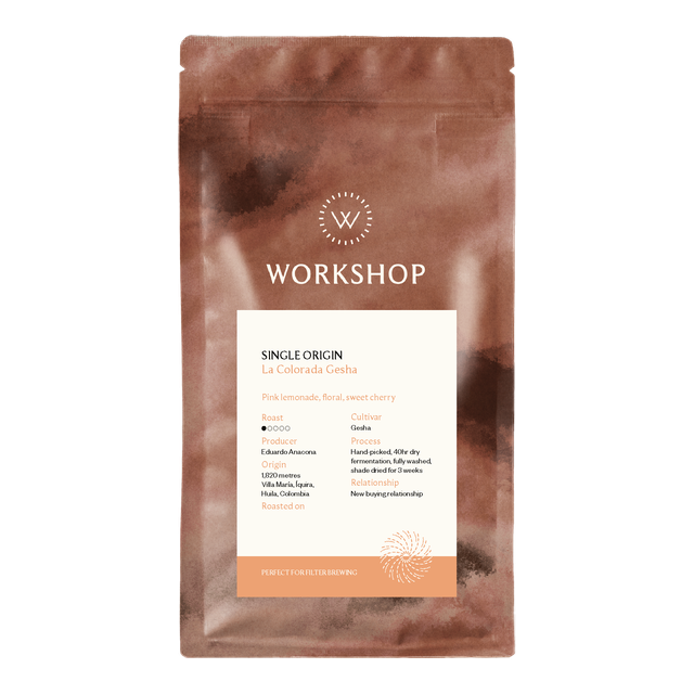 La Colorada Gesha, product image from the roaster