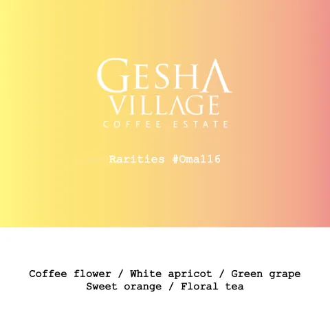 Ethiopia Gesha Village Rarities#Oma116 Gesha1931 Honey, product image from the roaster