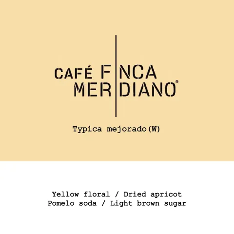 Ecuador Finca Meridiano Typica Mejorado Classic washed, product image from the roaster