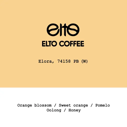 Ethiopia Elto Coffee-Elora 74158 Peaberry Lot 1 Washed, product image from the roaster