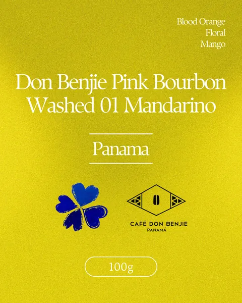 Panama Donbenjie Pink Bourbon Washed 01 Mandarino, product image from the roaster