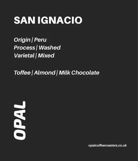 San Ignacio Peru, product image from the roaster