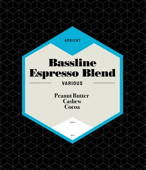 Bassline Espresso Blend, product image from the roaster