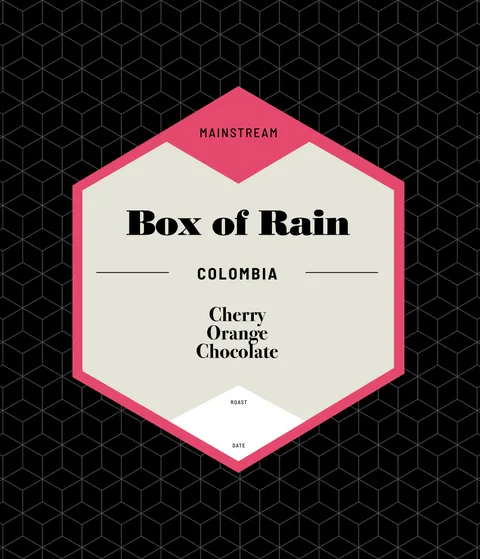 Box of Rain, product image from the roaster