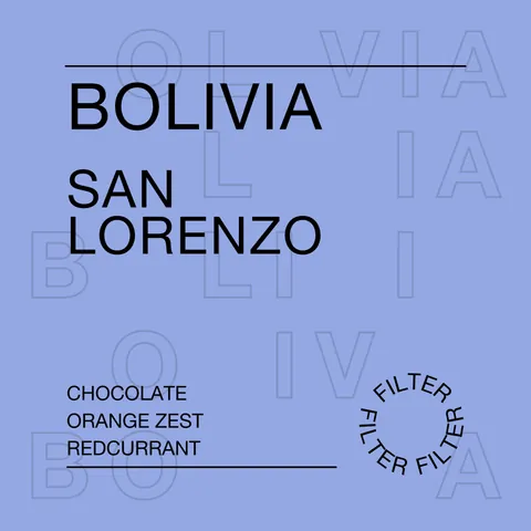 Bolivia, San Lorenzo, product image from the roaster