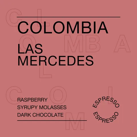 Colombia, Las Mercedes, product image from the roaster