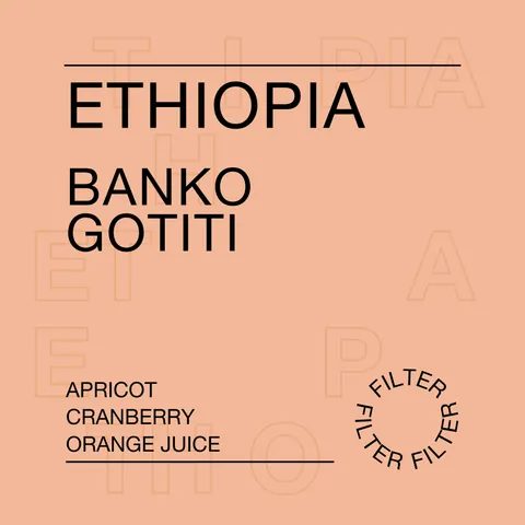 Ethiopia, Banko Gotiti, product image from the roaster