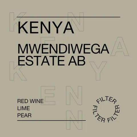 Kenya, Mwendiwega Estate AB, product image from the roaster