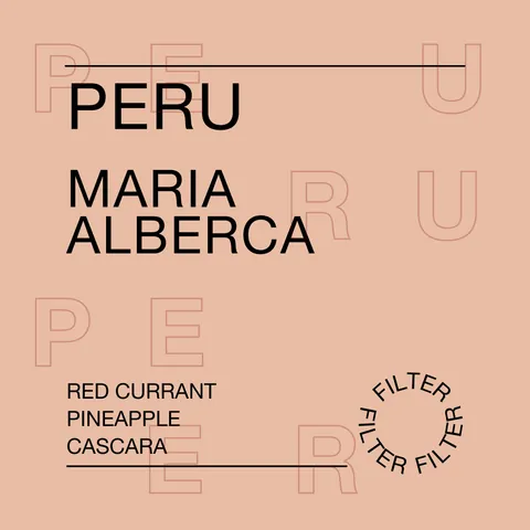 Peru, Maria Alberca, product image from the roaster