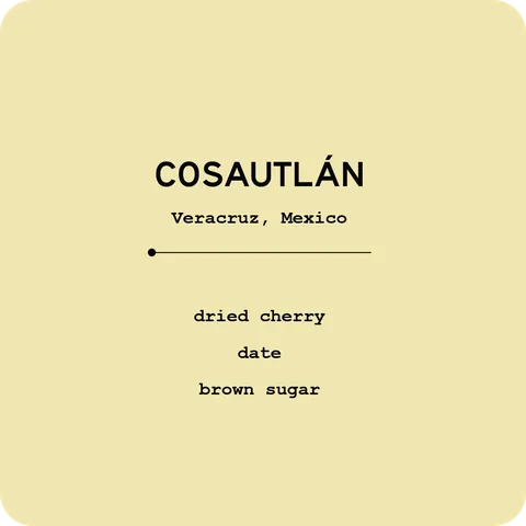 Cosautlán - Mexico, product image from the roaster