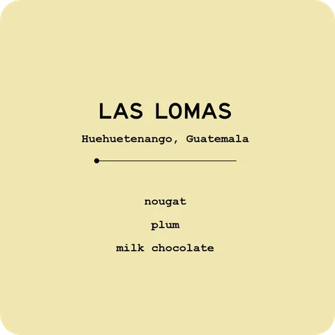 Las Lomas - Guatemala, product image from the roaster