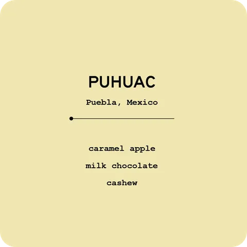 Puhuac #2 - Mexico, product image from the roaster