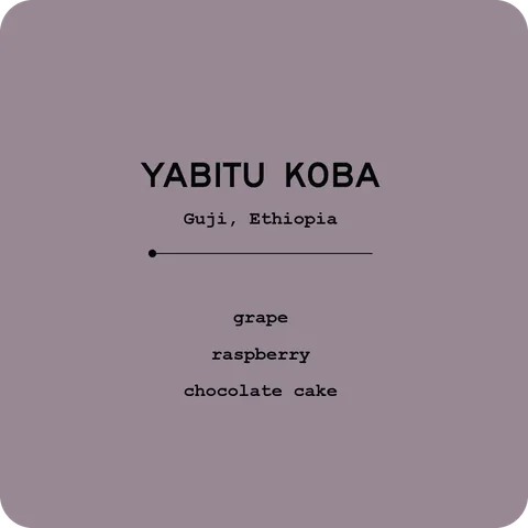 Yabitu Koba Natural - Ethiopia, product image from the roaster