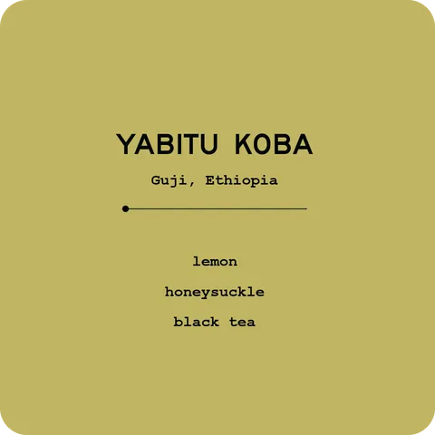 Yabitu Koba Washed - Ethiopia, product image from the roaster