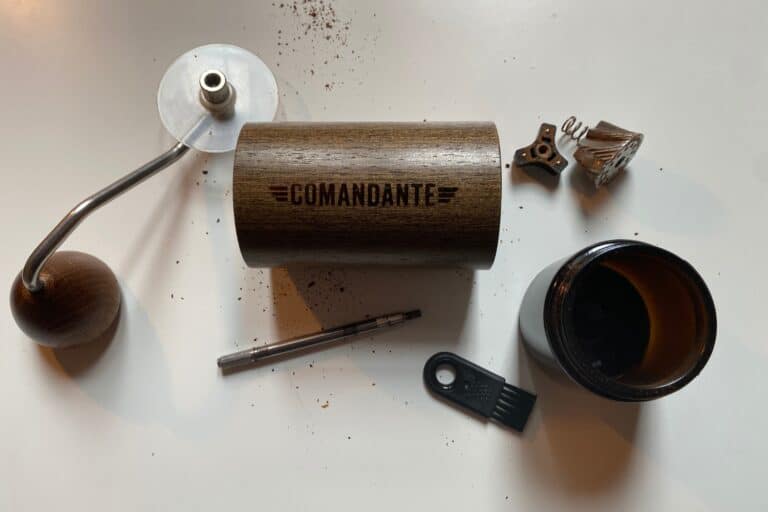 how to clean manual coffee grinder